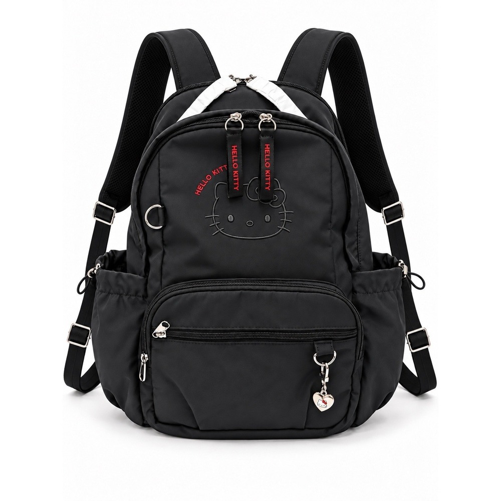 Sanrio Hello Kitty Black Backpack 14 Inch Laptop Travel Bag NWT